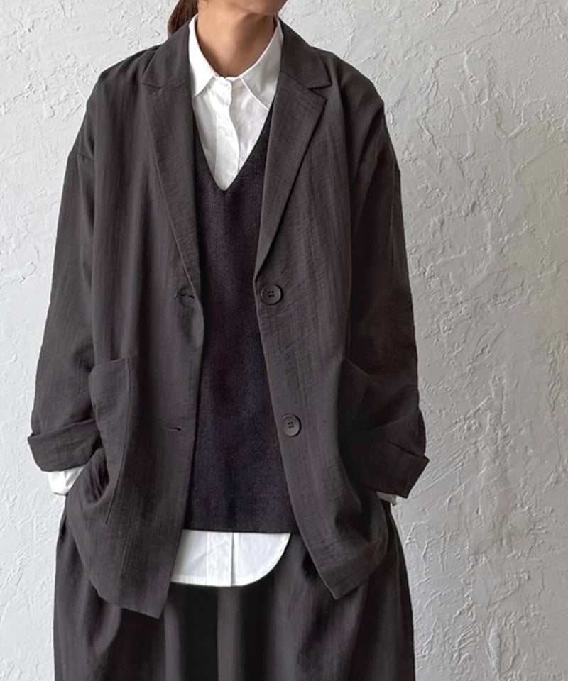 1920s ライトウェイトブラックモールスキン アトリエコート 背中心耳 NEW ARRIVAL styling/ | GINZA SIX | ギンザ シックス