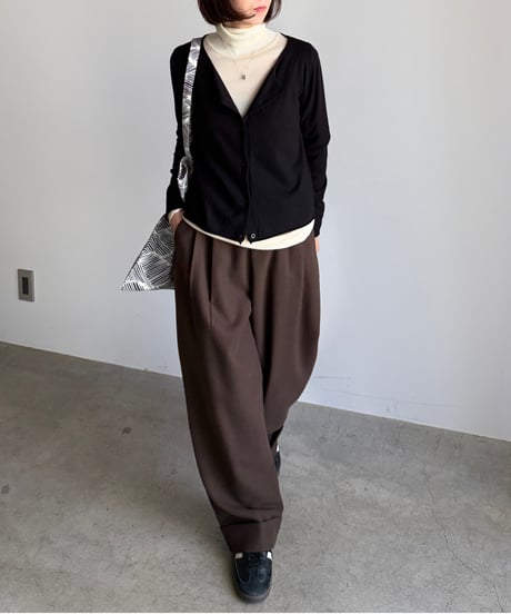 roll up warm slacks〈plain〉