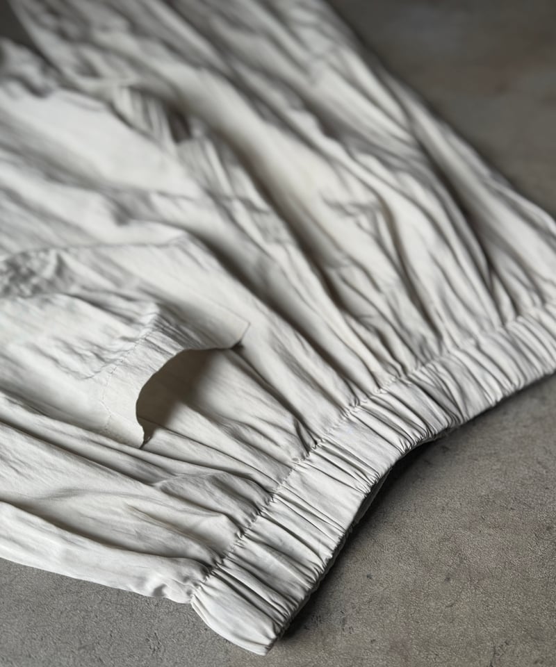 color drawstring easy pants【一部予約】 | ARULLE
