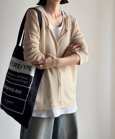 mesh cardigan