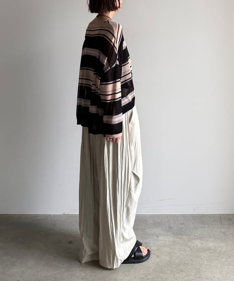 cool touch multi border knit