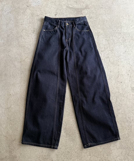front stitch straight denim
