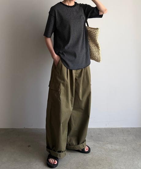 round tail rib t-shirt