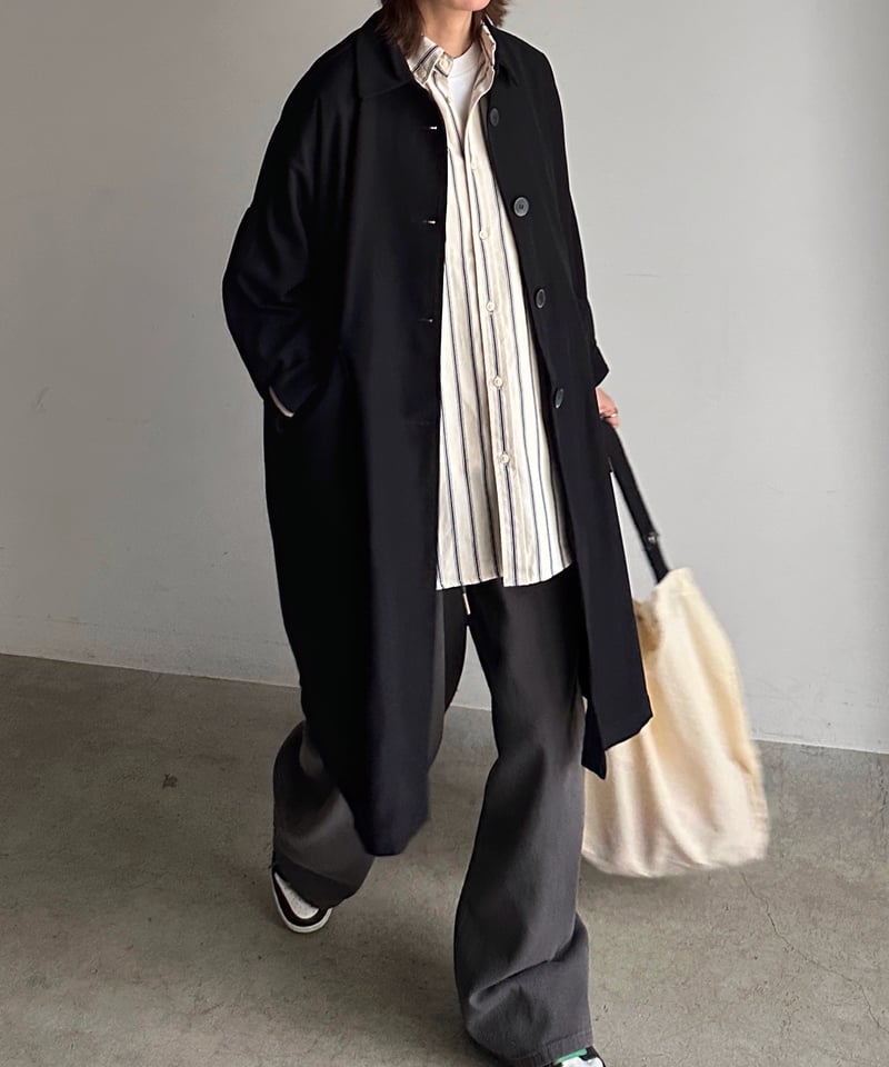stripe button down shirt | ARULLE