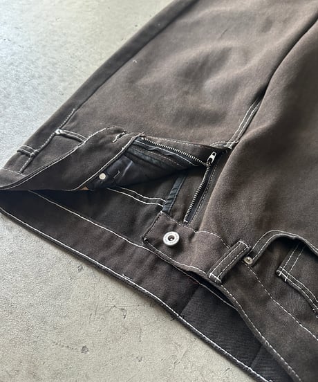 loose brown denim