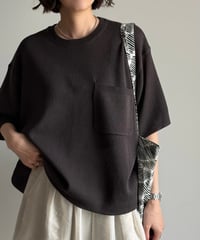 pocket box knit t-shirt【予約商品】