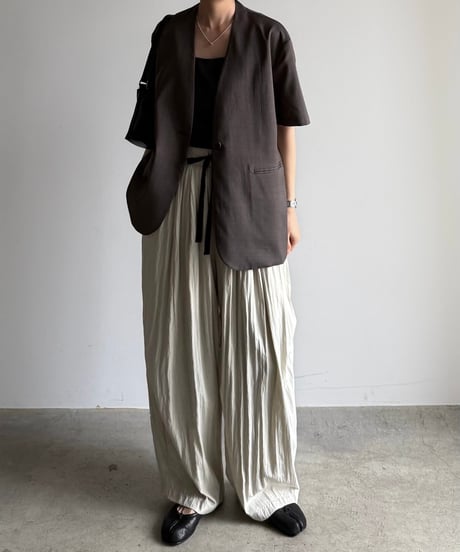 color drawstring easy pants
