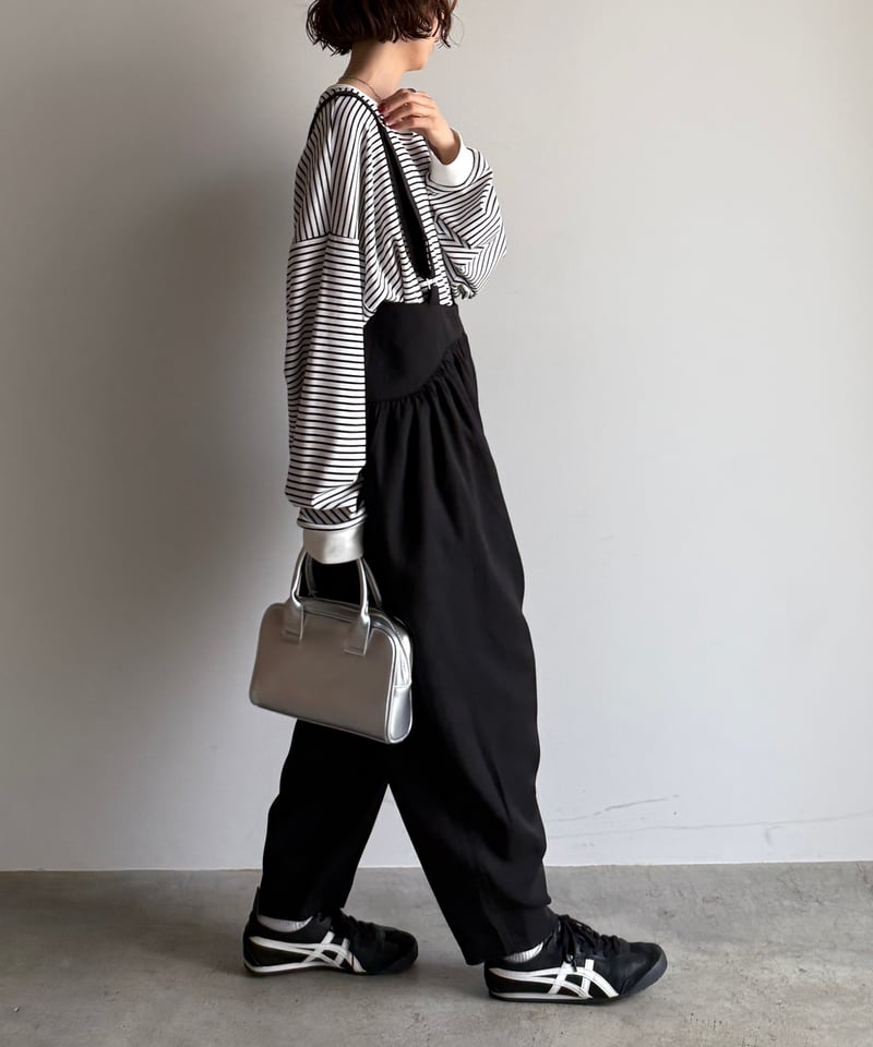 ARULLE ♡ gathered aladdin pants ブラック gathered aladdin pants | ARULLE
