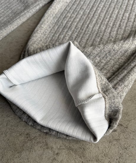 rib stripe easy pants