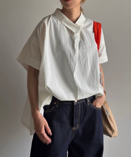 ARULLE  デザインカラーシャツ design collar shirt | ARULLE