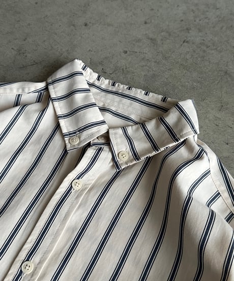 stripe button down shirt