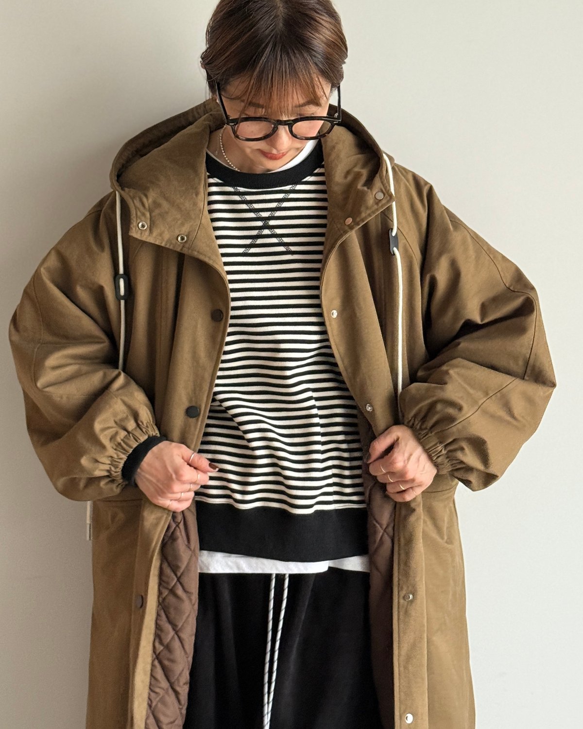 【 ARULLE】インナーコットンカジュアルコート inner cotton casual coat【予約商品】 | ARULLE