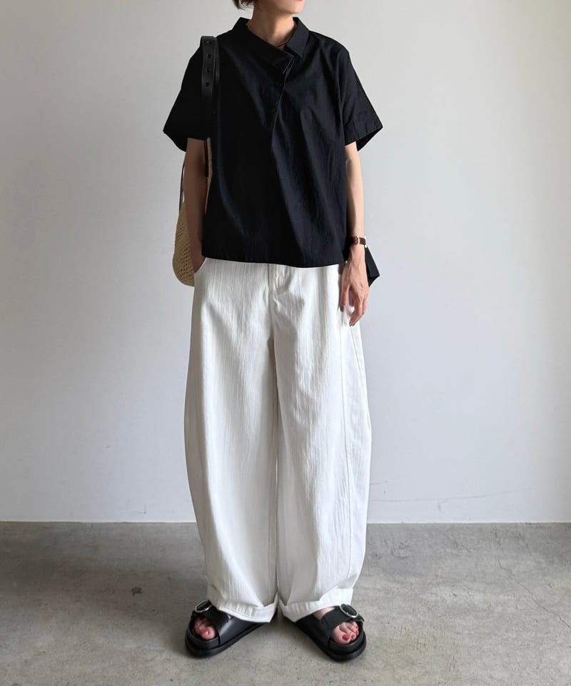 ARULLE design collar shirt デザインカラーシャツ design collar shirt | ARULLE