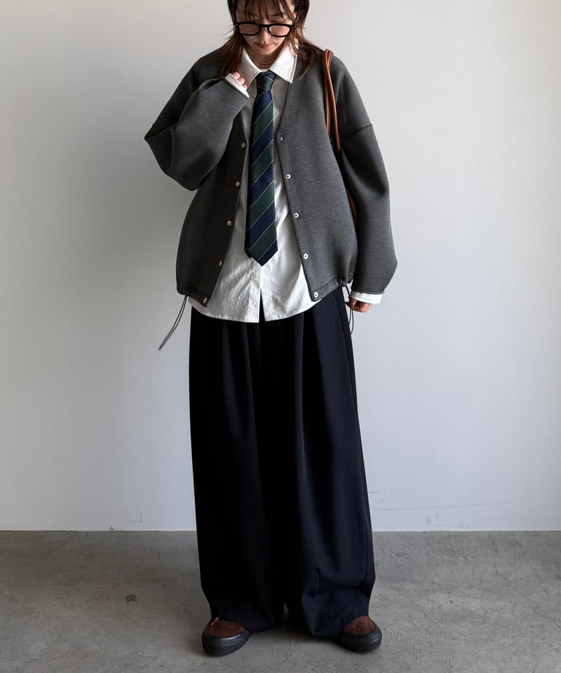 front snap diver cardigan | ARULLE