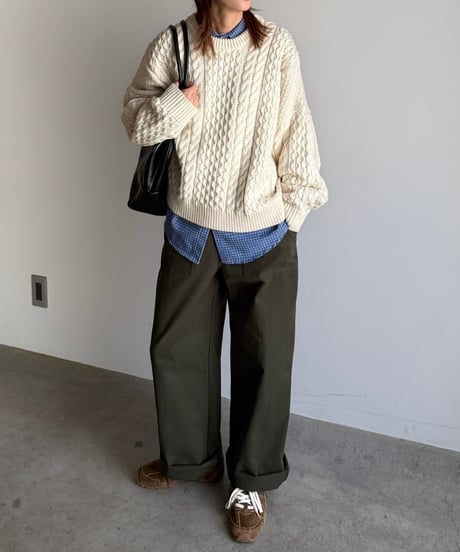 side adjust chino pants