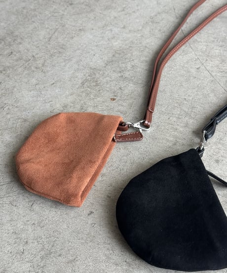 suede mini strap bag