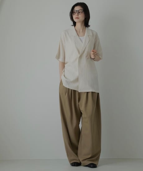 tailored double button shirt