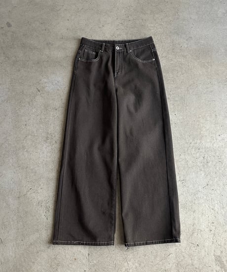 loose brown denim