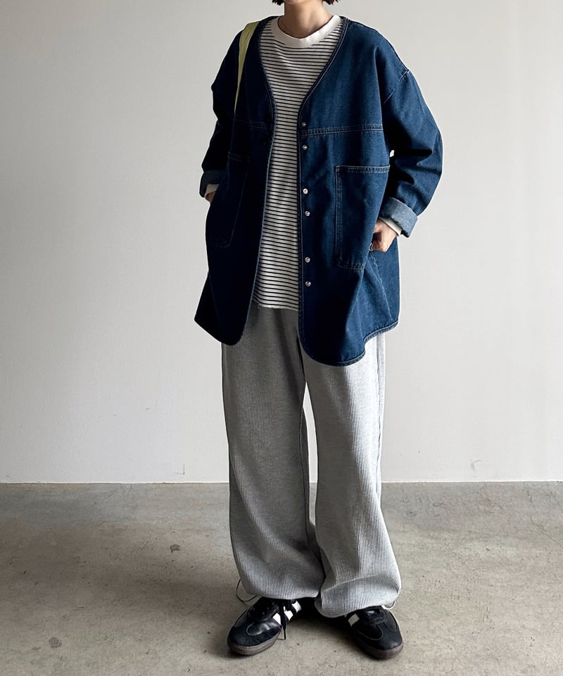 ARULLE v-collar denim Jacket デニムジャケット