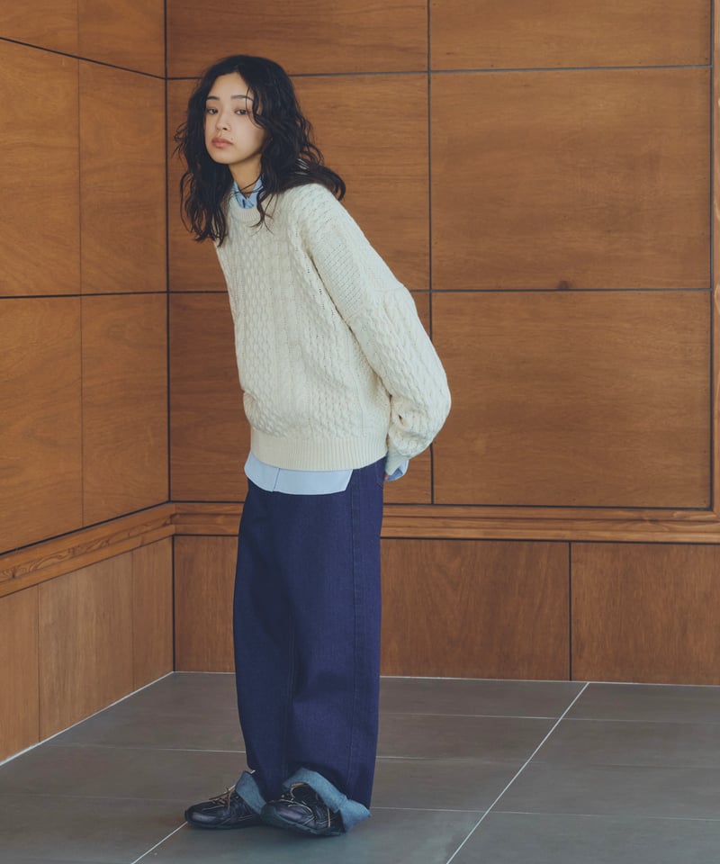 ARULLE urban flow straight denim サイズ３ urban flow straight denim | ARULLE