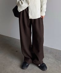 roll up warm slacks〈plain〉