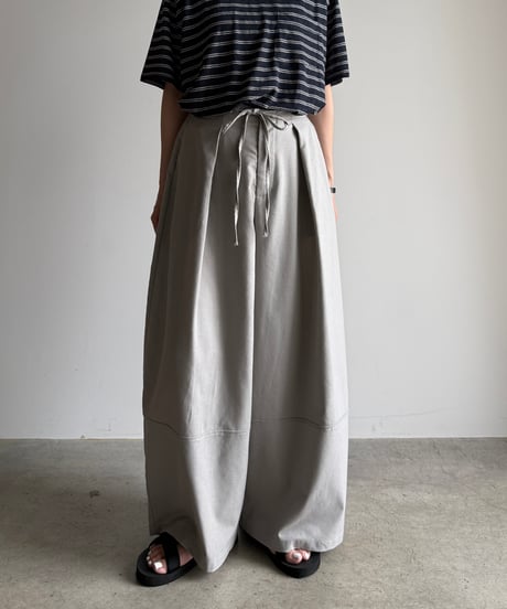 linen blend relax pants