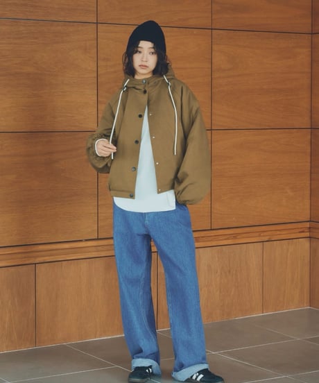 long rib sleeve pullover〈plain〉