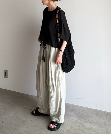 flower belt mesh bag