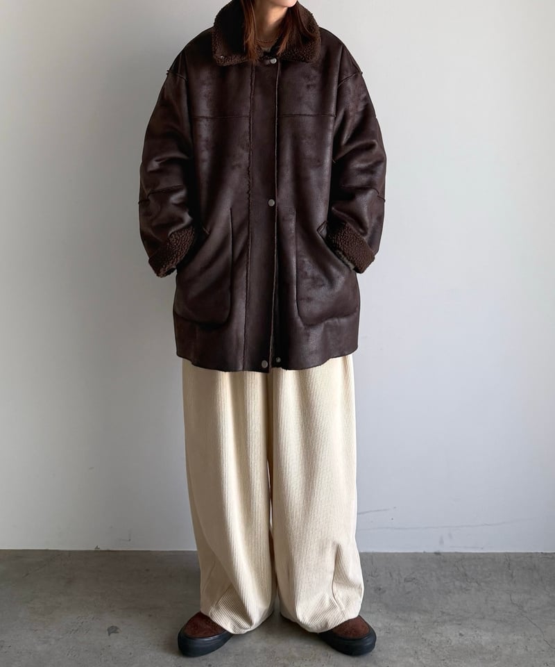 reversible mouton coat | ARULLE