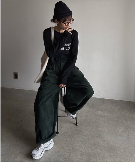 wide corduroy pants