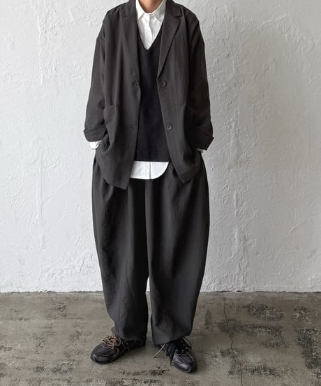 layered linen-like vest