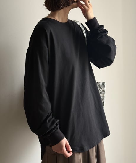 back stitch long t-shirt