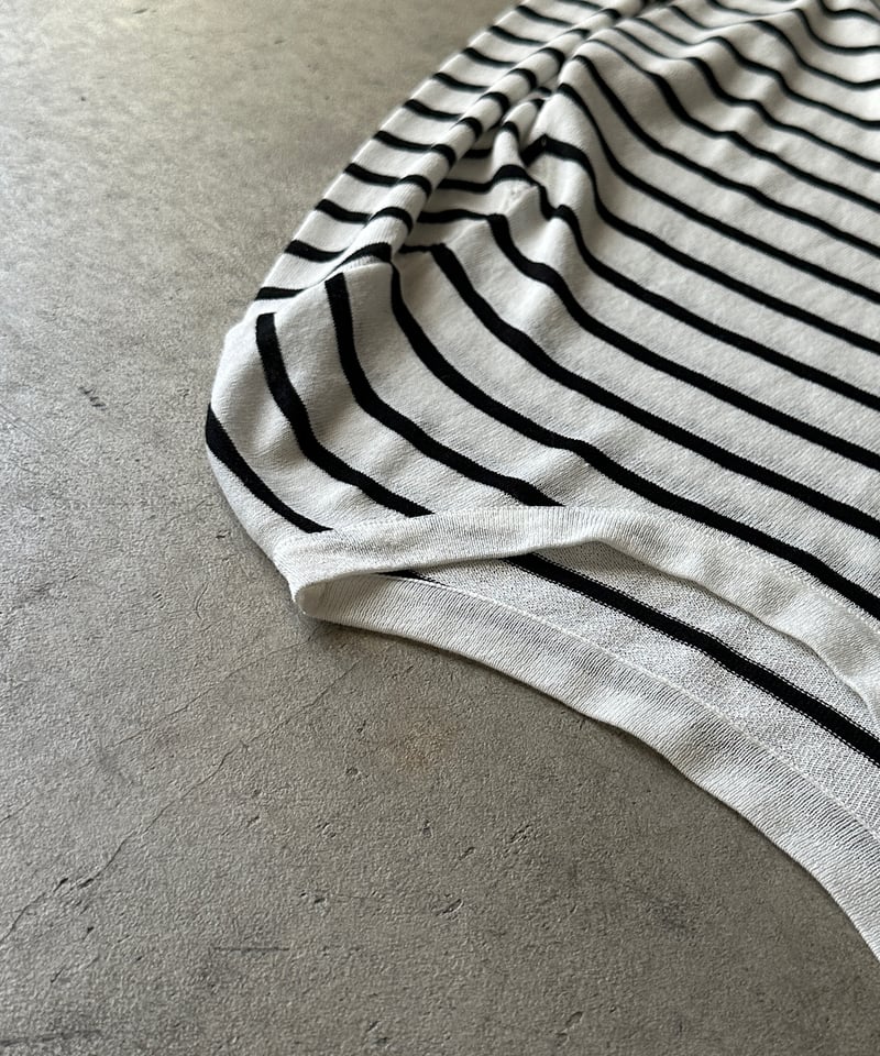 トップス relaxing border pattern cutsew color cuff border cut sew | ARULLE