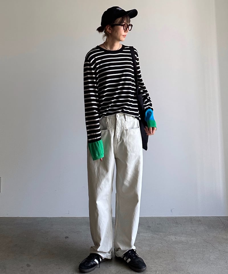 color cuff border cut sew | ARULLE color cuff border cut sew | ARULLE