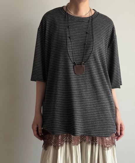 soft stretch border t-shirt