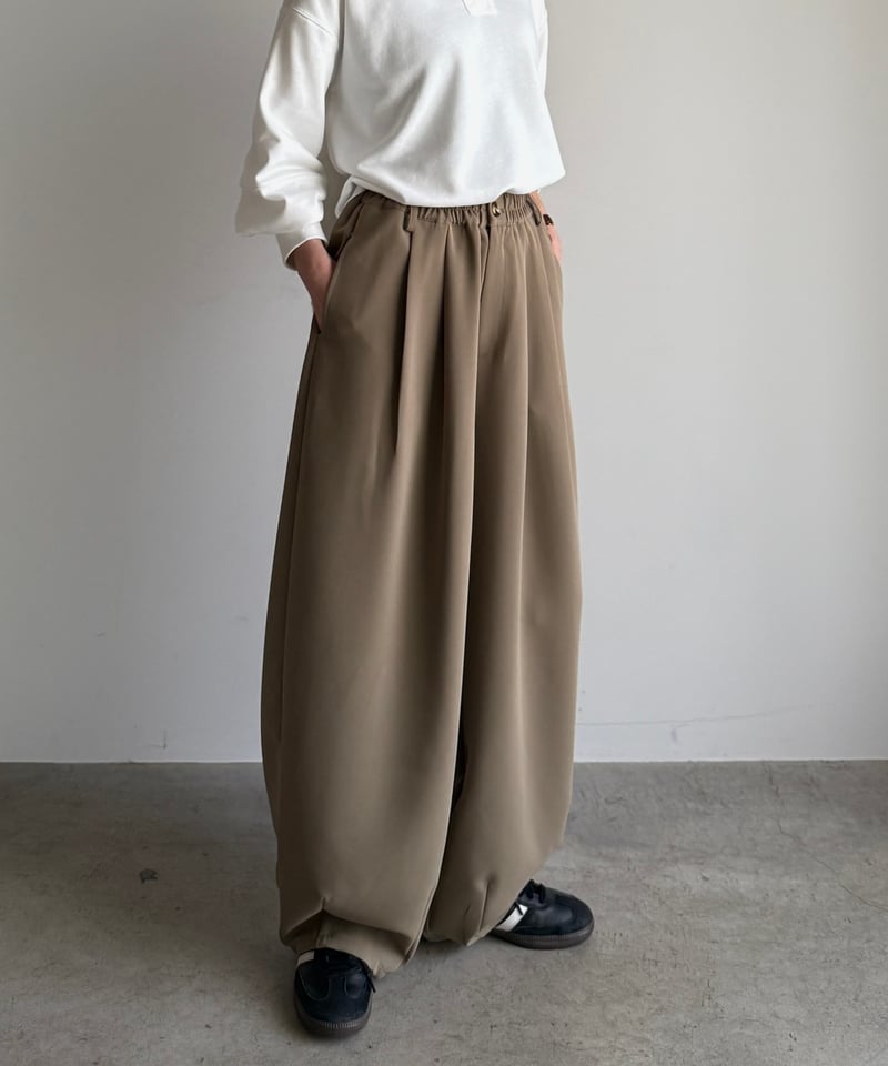 パンツ waist belt cocoon pants waist belt cocoon pants – louren store