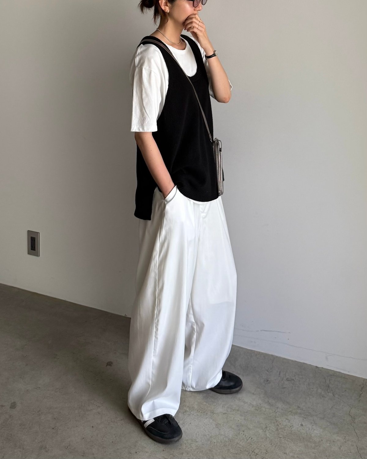 drape wrap pants (set up対応) | ARULLE drape wrap pants (set up対応) | ARULLE