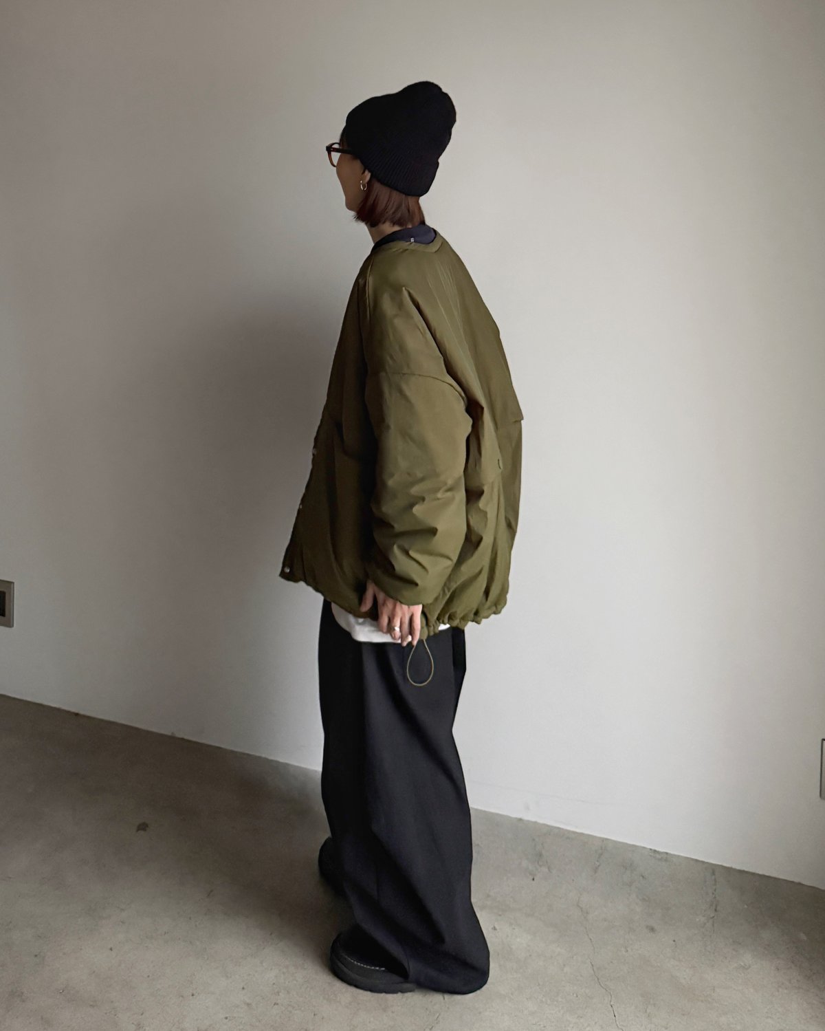 inner cotton light jacket | ARULLE