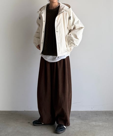 【POPUP】loose tapered corduroy pants
