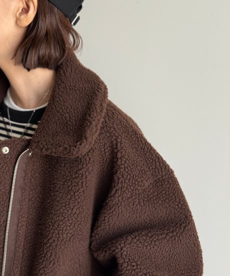 reversible mouton coat