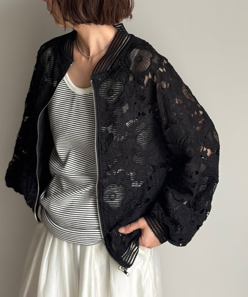 racy zip jacket【予約商品】 | ARULLE