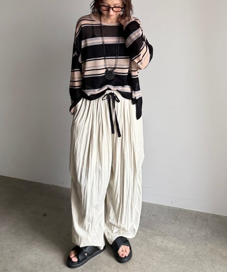cool touch multi border knit
