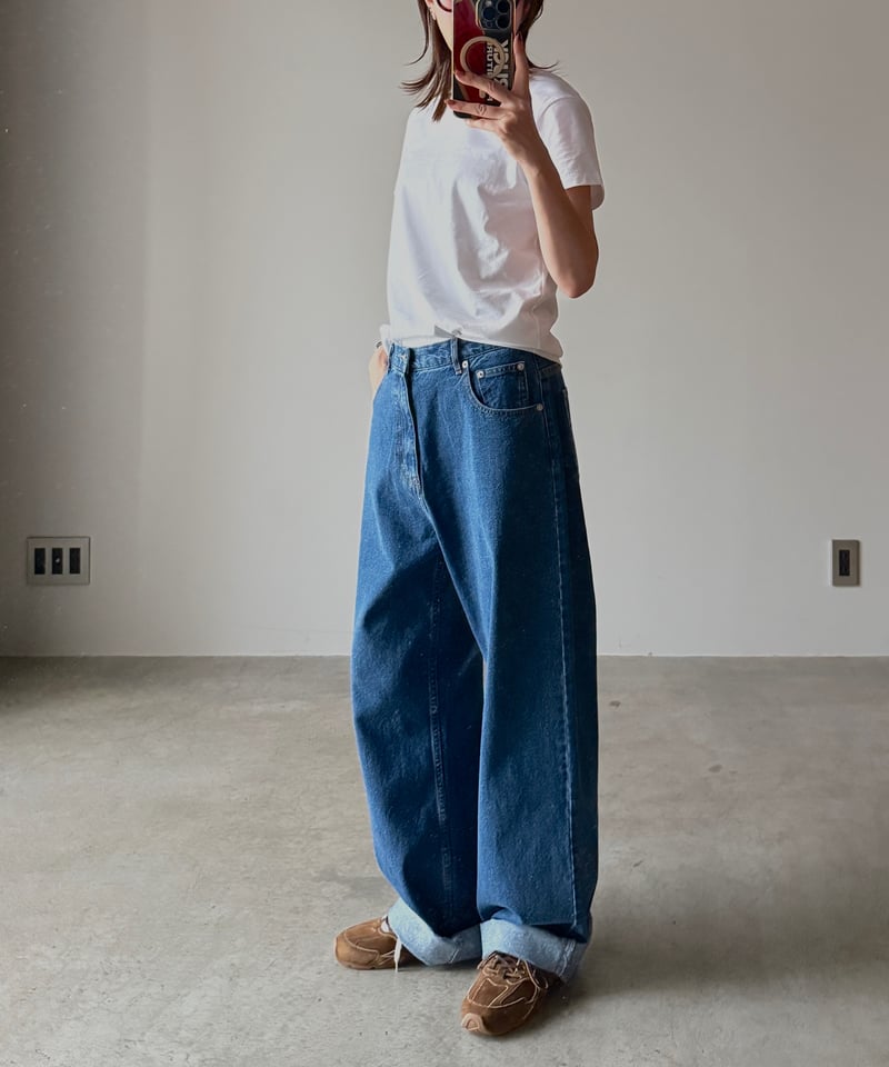 ARULLE urban flow straight denim サイズ３ urban flow straight denim | ARULLE