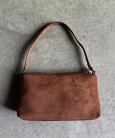 suede one shoulder bag