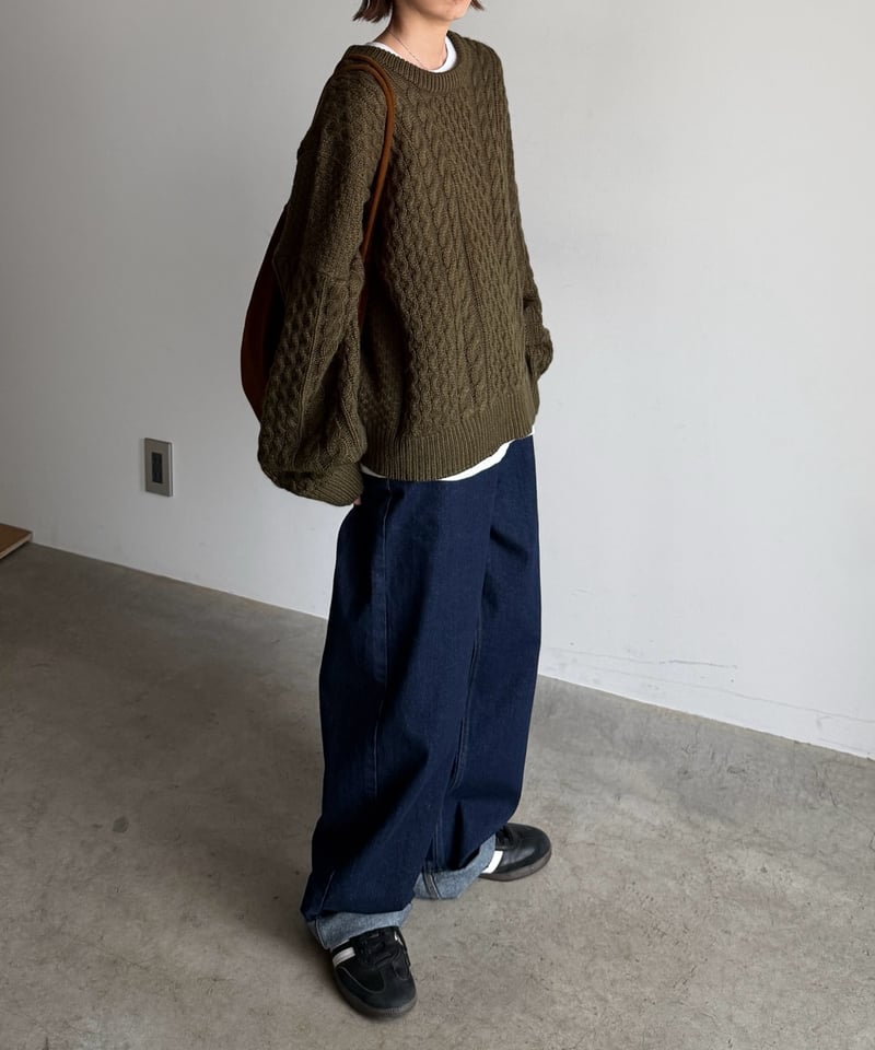 ARULLE urban flow straight denim サイズ３ urban flow straight denim | ARULLE