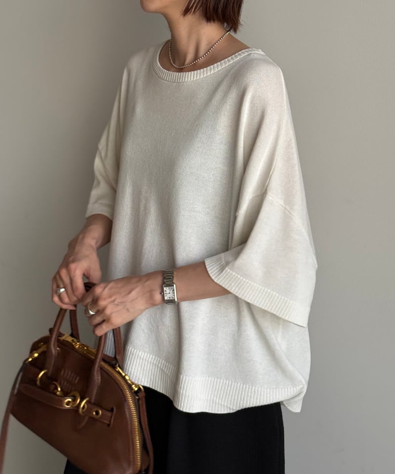 t-shirt knit pullover | ARULLE