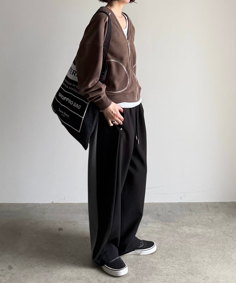 half & half denim pants | ARULLE