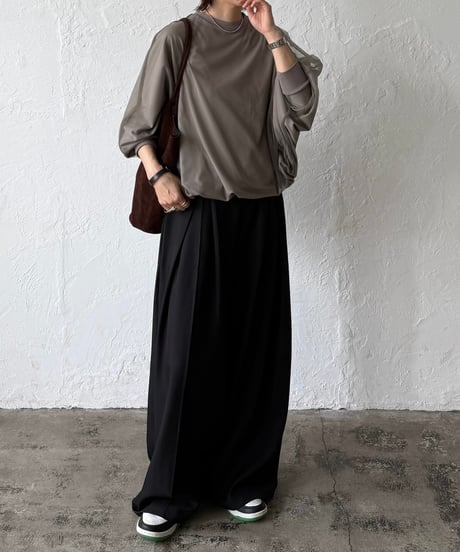 over tulle dolman pullover