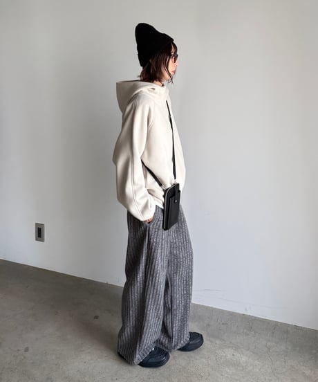 rib stripe easy pants
