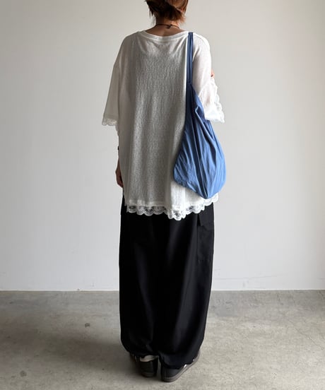 point lace big pullover